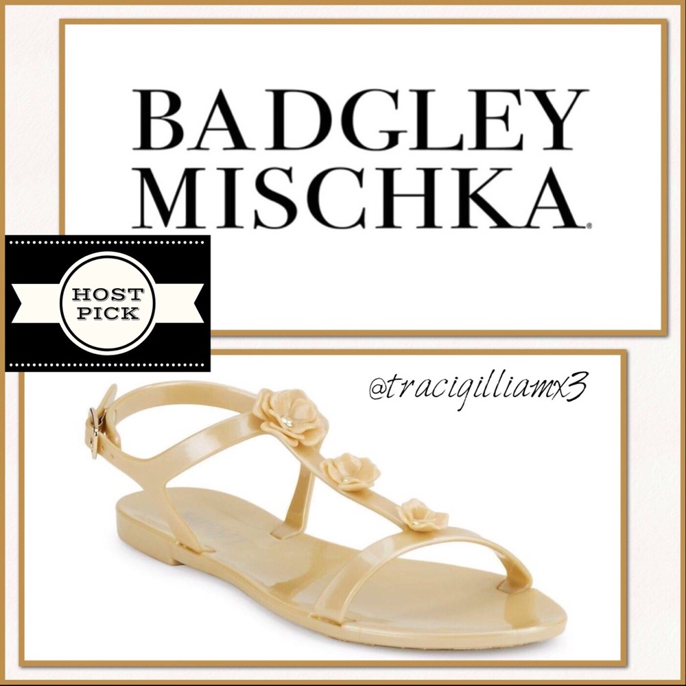 Badgley Mischka Bahama Platinum Sandals